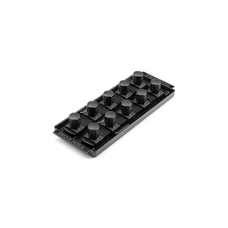 Tekton 10 Slot Universal Socket Organizer for 3/4 Inch Drive Sockets and Bit Sockets, Black - OST31210